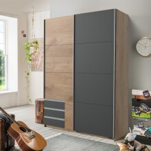 Schwebetürenschrank >Eugenio< in  - 135x198x64cm (BxHxT)