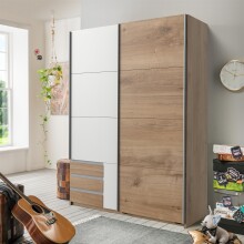 Schwebetürenschrank >Eugenio< in  - 135x198x64cm (BxHxT)