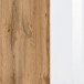 Hängeschrank >Oulu< in Glas Weiß - 40x64x20cm (BxHxT)