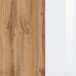 Unterschrank >Oulu< in Glas Weiß - 40x79x35cm (BxHxT)