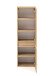 Midischrank >Oulu< in Glas Weiß - 40x130x35cm (BxHxT)