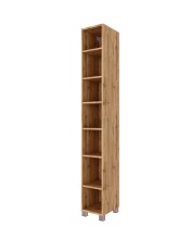 Seitenregal >Oulu< in Wotaneiche - 25x180x35cm (BxHxT)
