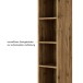 Seitenregal >Oulu< in Wotaneiche - 25x180x35cm (BxHxT)