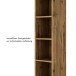 Seitenregal >Oulu< in Wotaneiche - 25x180x35cm (BxHxT)