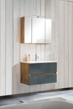 Badezimmer-Set >Oulu< in Wotaneiche - 80x180x47cm (BxHxT)
