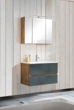 Badezimmer-Set >Oulu< in Wotaneiche - 80x180x47cm (BxHxT)