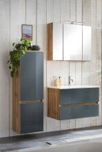 Badezimmer-Set >Oulu< in Wotaneiche - 80x180x47cm (BxHxT)