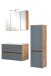 Badezimmer-Set >Oulu< in Wotaneiche - 80x180x47cm (BxHxT)