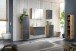 Badezimmer-Set >Oulu< in Wotaneiche - 80x180x47cm (BxHxT)