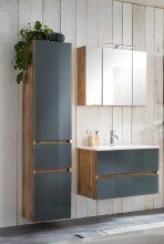 Badezimmer-Set >Oulu< in Wotaneiche - 80x180x47cm (BxHxT)