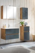Badezimmer-Set >Oulu< in Wotaneiche - 80x180x47cm (BxHxT)