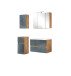 Badezimmer-Set >Oulu< in Wotaneiche - 80x180x47cm (BxHxT)