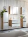 Badezimmer-Set >Oulu< in Wotaneiche - 80x180x47cm (BxHxT)