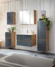 Badezimmer-Set >Oulu< in Wotaneiche - 80x180x47cm (BxHxT)