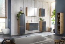 Badezimmer-Set >Oulu< in Wotaneiche - 80x180x47cm (BxHxT)