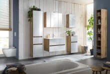 Badezimmer-Set >Oulu< in Wotaneiche - 80x180x47cm (BxHxT)