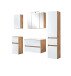 Badezimmer-Set >Oulu< in Wotaneiche - 80x180x47cm (BxHxT)
