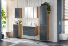 Badezimmer-Set >Oulu< in Wotaneiche - 80x180x47cm (BxHxT)