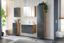 Badezimmer-Set >Oulu< in Wotaneiche - 80x180x47cm (BxHxT)