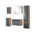 Badezimmer-Set >Oulu< in Wotaneiche - 80x180x47cm (BxHxT)