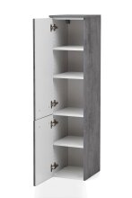 Midischrank >Stockholm< in Oxid Stone - 30x130x35 (BxHxT)