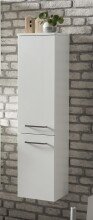 Midischrank >Stockholm< in Matt Weiß - 30x130x35 (BxHxT)