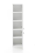 Midischrank >Stockholm< in Matt Weiß - 30x130x35 (BxHxT)