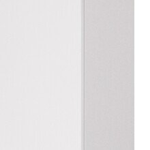 Midischrank >Stockholm< in Matt Weiß - 30x130x35 (BxHxT)