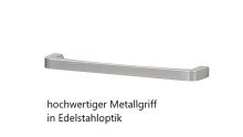Midischrank >Stockholm< in Matt Weiß - 30x130x35 (BxHxT)