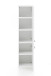 Midischrank >Stockholm< in Matt Weiß - 30x130x35 (BxHxT)