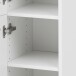 Midischrank >Stockholm< in Matt Weiß - 30x130x35 (BxHxT)