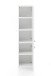 Midischrank >Stockholm< in Matt Weiß - 30x130x35 (BxHxT)