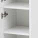 Midischrank >Stockholm< in Matt Weiß - 30x130x35 (BxHxT)