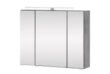 Spiegelschrank >Stockholm< in Oxid Stone - 80x64x20...