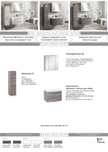 Spiegelschrank >Stockholm< in Oxid Stone - 80x64x20 (BxHxT)
