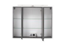 Spiegelschrank >Stockholm< in Oxid Stone - 80x64x20...