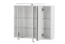 Spiegelschrank >Stockholm< in Matt Weiß - 80x64x20 (BxHxT)
