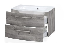 Waschtisch-Set >Stockholm< in Eiche-Ribbeck - 80x53x49 (BxHxT)
