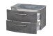 Waschtisch-Set >Stockholm< in Oxid Stone - 80x53x49 (BxHxT)