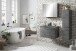 Waschtisch-Set >Stockholm< in Oxid Stone - 80x53x49 (BxHxT)