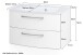 Waschtisch-Set >Stockholm< in Oxid Stone - 80x53x49 (BxHxT)