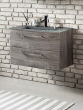 Waschtisch-Set >Stockholm< in Eiche-Ribbeck - 80x53x49 (BxHxT)
