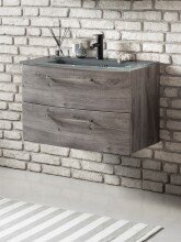 Waschtisch-Set >Stockholm< in Eiche-Ribbeck - 80x53x49 (BxHxT)
