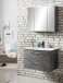 Badezimmer-Set >Stockholm< in Oxid Stone - 80x200x49 (BxHxT)