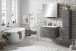 Badezimmer-Set >Stockholm< in Oxid Stone - 80x200x49 (BxHxT)