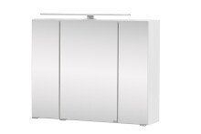 Badezimmer-Set >Stockholm< in Matt Weiß - 80x200x49 (BxHxT)