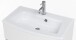 Badezimmer-Set >Stockholm< in Matt Weiß - 80x200x49 (BxHxT)