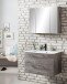 Badezimmer-Set >Stockholm< in Eiche-Ribbeck - 80x200x49 (BxHxT)
