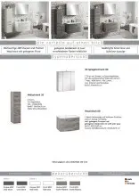 Badezimmer-Set >Stockholm< in Oxid Stone - 80x200x49 (BxHxT)