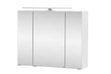 Badezimmer-Set >Stockholm< in Matt Weiß - 80x200x49 (BxHxT)